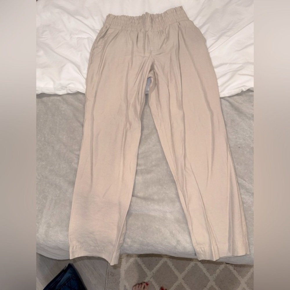 !!!! I ACCEPT OFFERS !!!! Beige Elastic Waist Pants